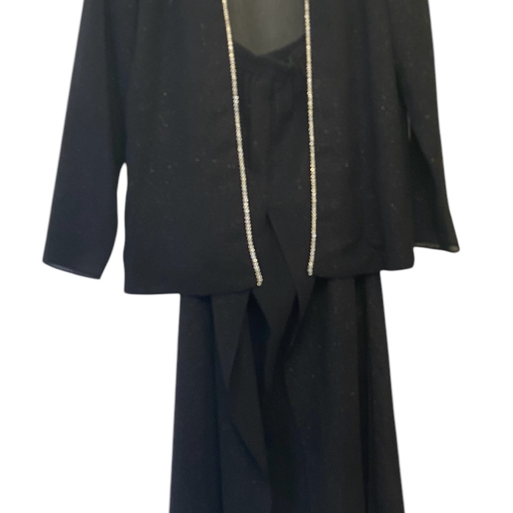 R&M Richards Black Jacket with Silver Accents